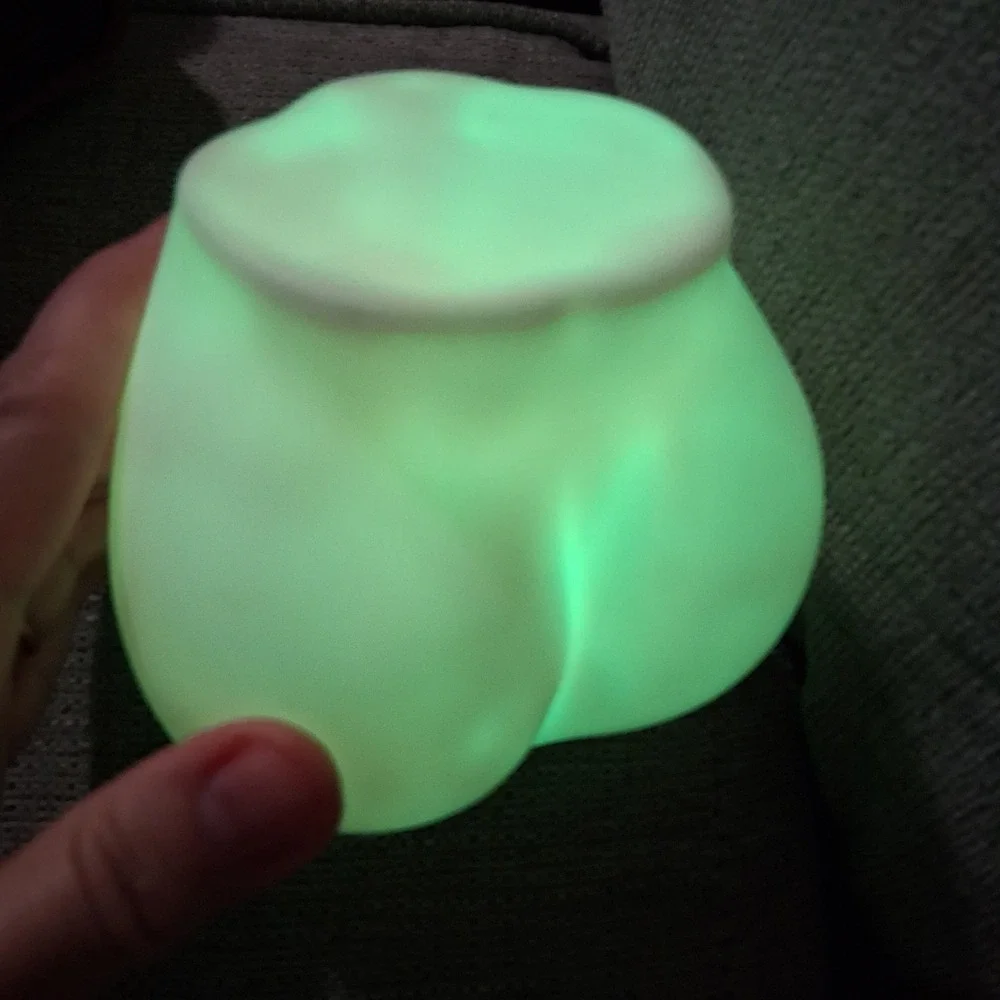 Novelty Oddity Butt Lamp Color-Changing‎ Spencer's Gifts